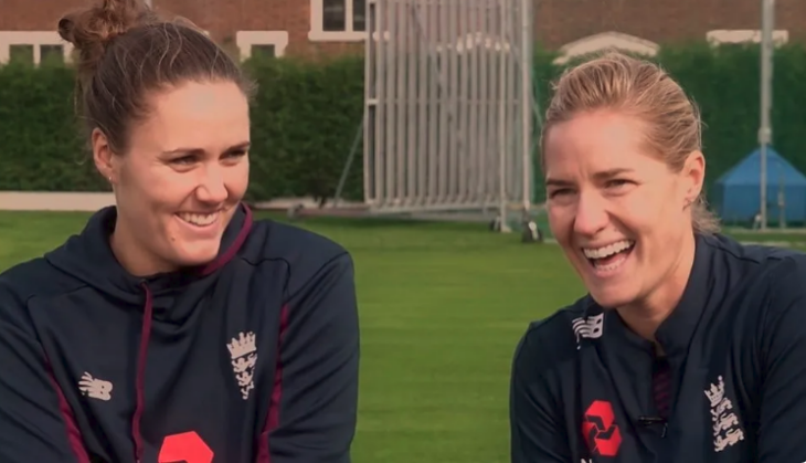 Natalie Sciver and Katherine Brunt engaged