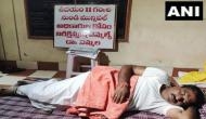 AP: TDP MLA sleeps outside Municipal Commissioner's Office alleging no official gave him audience
