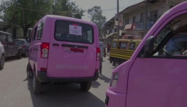 J-K: Pink vehicles launched for women commuters in Rajouri