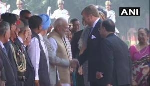 Dutch King, Queen meet President Kovind, PM Modi