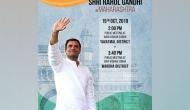 Maharashtra polls: Rahul Gandhi to hold two public meetings today