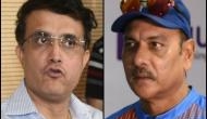 Sourav Ganguly gives cheeky reply to question on Ravi Shastri