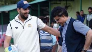 Yuvraj Singh trolls Sourav Ganguly on throwback image with watermark