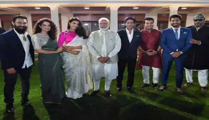 modi with bollywood stars