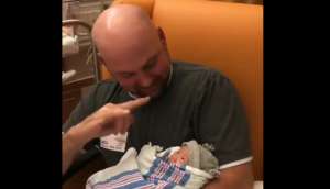 Watch deaf man talking to newborn daughter in sign language; video will make your eyes fill with tears!