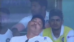 Twitter erupts as Ravi Shastri was caught napping at India vs South Africa match
