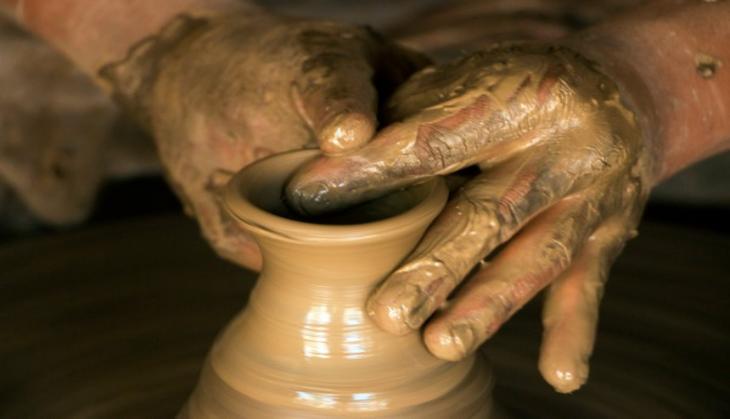 With increased urbanization, Pottery business comes under threat as potters face shortage of clay