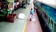 Watch: RPF personnel saves passenger who slipped from moving train