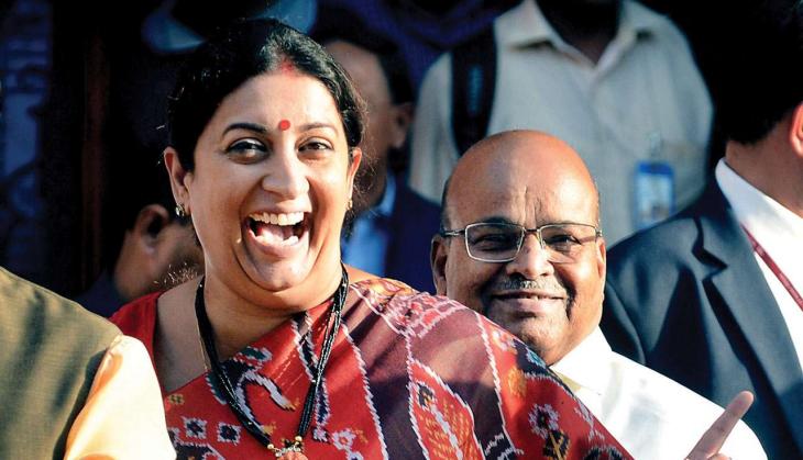Watch: Smriti Irani winds up 2019 with hilarious minion meme