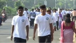 Odisha govt organises mini marathon to create awareness about disaster management