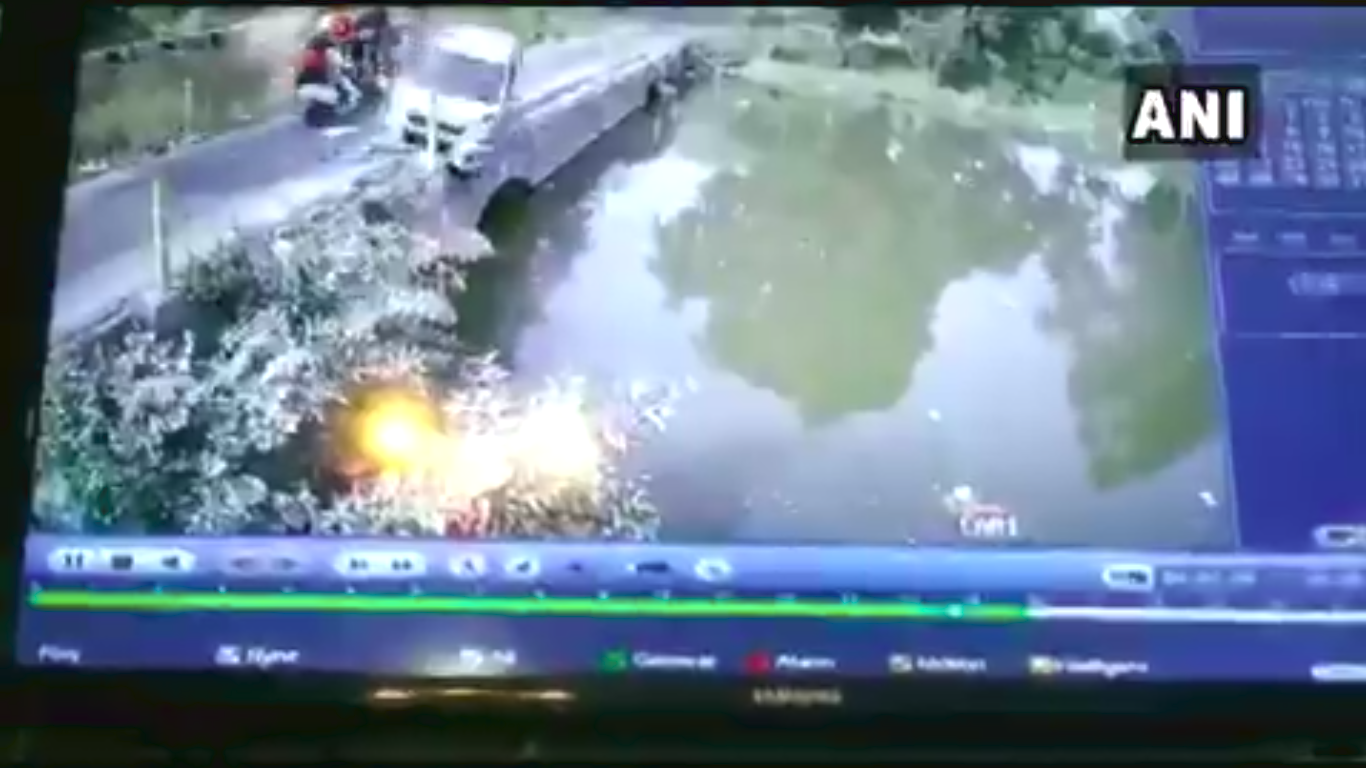 Watch: Man saves child from drowning after car falls into river in Madhya Pradesh