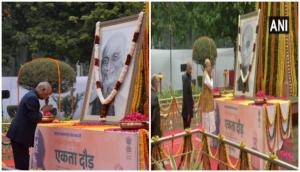President Kovind, HM Amit Shah pay floral tributes to Sardar Patel