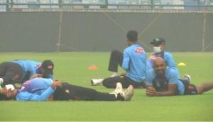 Delhi T20I: Bangladesh players continue to train with masks as air quality worsens