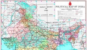India's new political map image out! Union Minister Jitendra Singh tweets map showing UTs of J-K, Ladakh