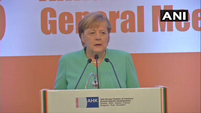 Very good reason to replace diesel buses: Angela Merkel on Delhi pollution