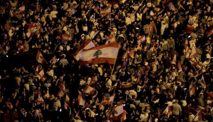 Thousands gather on Beirut's streets for anti-government protest