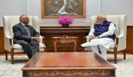Delhi: Ladakh LG RK Mathur meets PM Modi