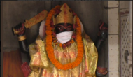 Air pollution: Varanasi devotees cover Goddess Durga and Kali faces with anti-pollution masks