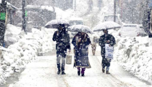 Weather Alert: Heavy snowfall in Nainital triggers landslide in Naina Peak