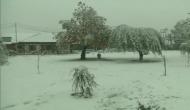 Heavy snowfall across Kashmir, highway closed