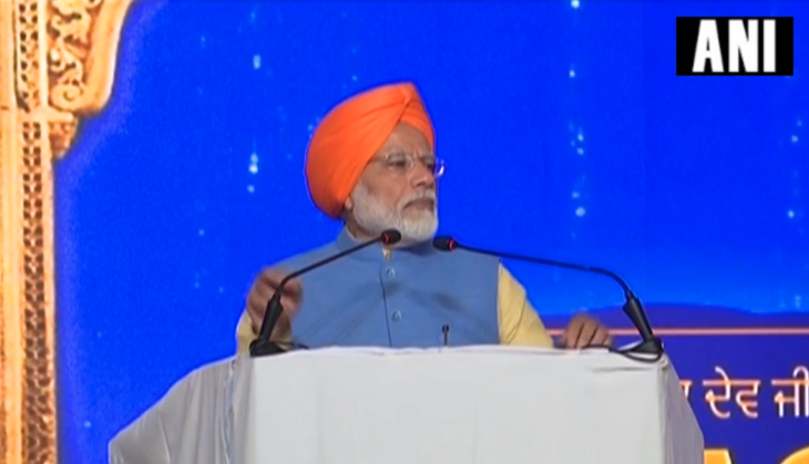 Kartarpur Corridor: PM Modi dons turban at Dera Baba Nanak