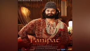 Arjun Kapoor introduces Sahil Salathia as 'Shamsher Bahadur' from 'Panipat'