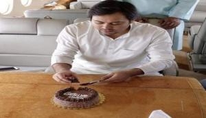 RJD's Tejashwi Yadav trolled for sharing picture of himself cutting cake in charted plane