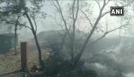 Uttarakhand: Garbage engulfed in fire at Haldwani trenching ground