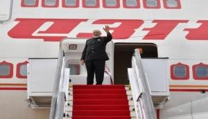 After completing his engagements at BRICS'19, PM Modi emplanes for India