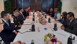 Rajnath Singh meets US counterpart Mark Esper on ADMM-Plus margins in Bangkok