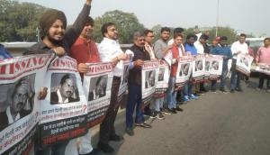 Delhi Toxic Water Row: BJP Yuva Morcha protests against ‘missing Jal Board chairman’ Arvind Kejriwal