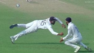 Watch: Twitter erupts as Rohit Sharma takes a stunner in India's debut day-night Test against Bangladesh