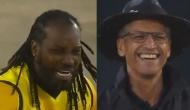 Watch: Chris Gayle cries like baby after umpire signals not out during MSL match