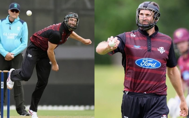 Watch: New Zealand all rounder Andrew Ellis dons helmet while bowling