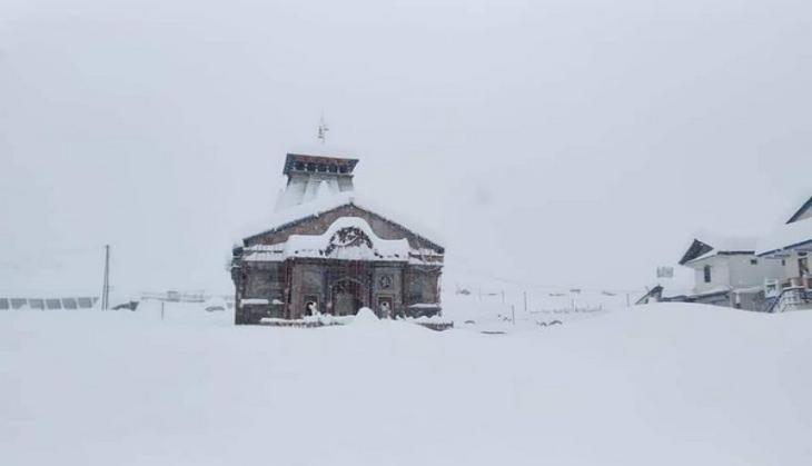 Uttarakhand: Kedarnath shrine wrapped in snow blanket