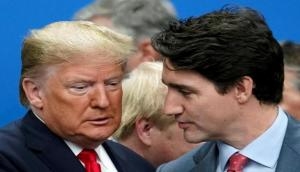 Donald Trump calls Justin Trudeau 'double-faced' after viral video