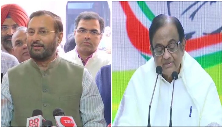 P Chidambaram has violated his bail conditions: Prakash Javadekar