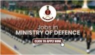 Ministry of Defence Jobs 2019: Over 900 vacancies released for various posts; here’s how to apply