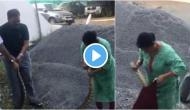 Watch how Navy officer's daring wife captured 20 kg python alive; netizens left stunned