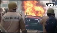 Protests against CAA: Vehicle torched in Bulandshahr, violence erupted in many districts of UP