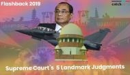 Flashback 2019: From Ayodhya Verdict to CJI office under RTI; here are Supreme Court’s 5 landmark judgments