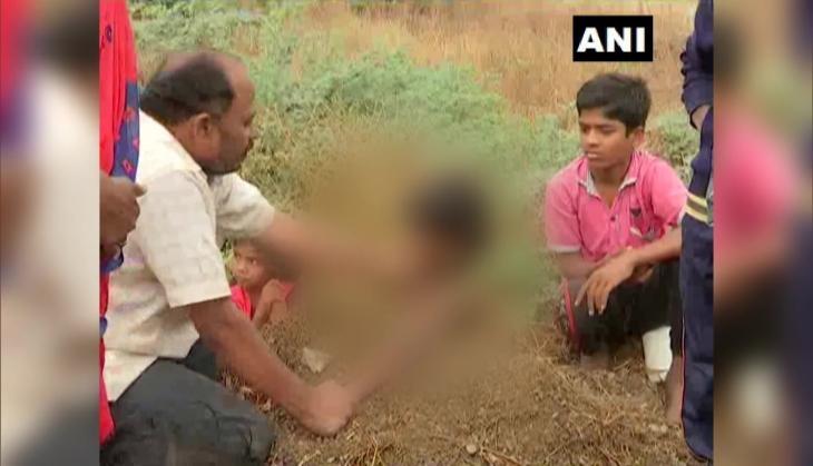 Solar Eclipse Physically challenged Children buried neck-deep in this Karnataka