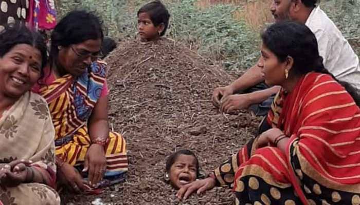 Karnataka: Disabled children buried neck-deep during solar eclipse to cure deformities