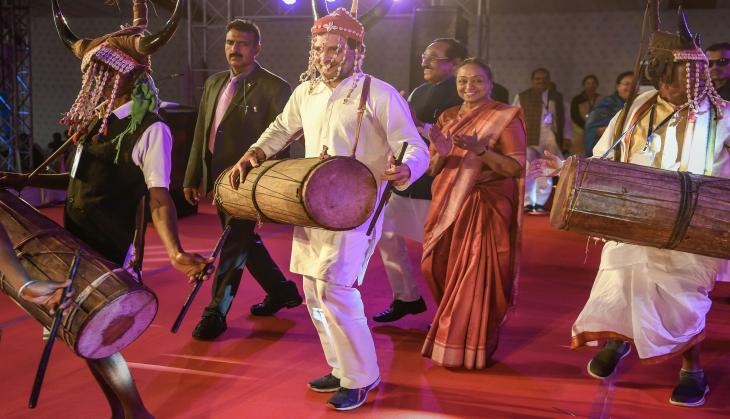 Watch: Rahul Gandhi shakes a leg at Rashtriya Adivasi Nritya Mahotsav