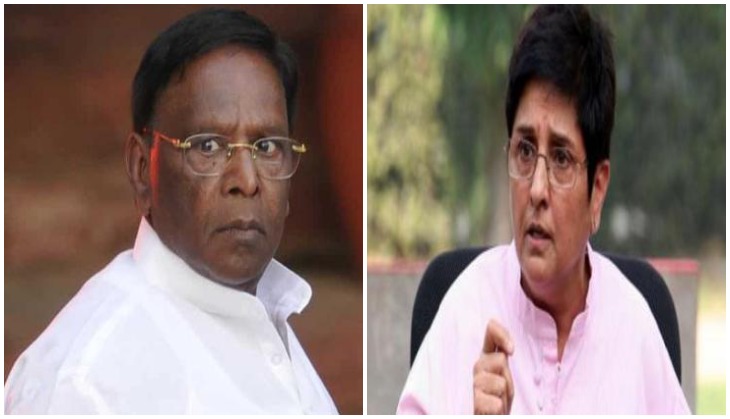 Puducherry CM V Narayanasamy : Kiran Bedi is woman without conscience