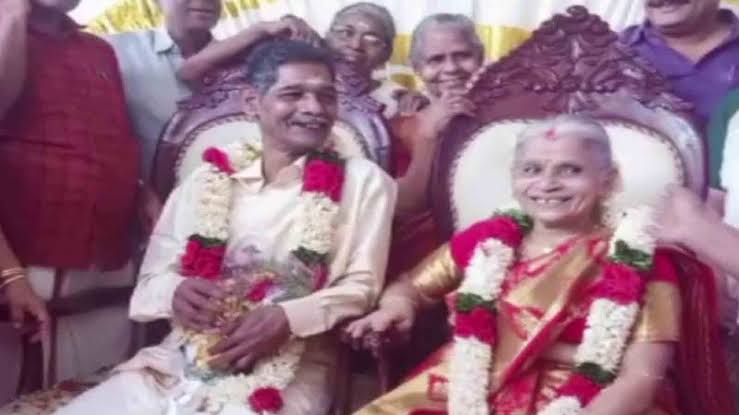 Elderly couple gets married at Kerala old-age home where they met