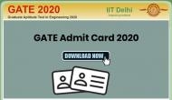 GATE Admit Card 2020: Get ready to download hall tickets today at gate.iitd.ac.in
