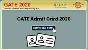 GATE 2020 Admit Card Released; Download now!