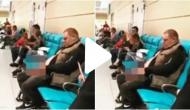 Insane! Man urinates in front of passengers at airport terminal; netizens get pissed off with video