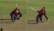 Watch: New Zealand batsman Leo Carter emulates Yuvraj Singh, hits 6 sixes in an over
